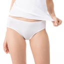 Slip taille haute femme en coton bio