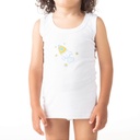 Singlet garçon fusée en coton pur
