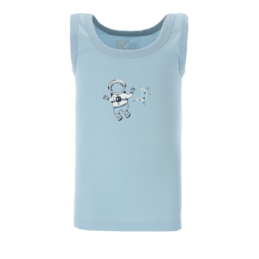 Singlet garçon cosmonaute en coton pur