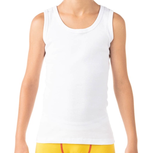 Singlet garçon en coton pur