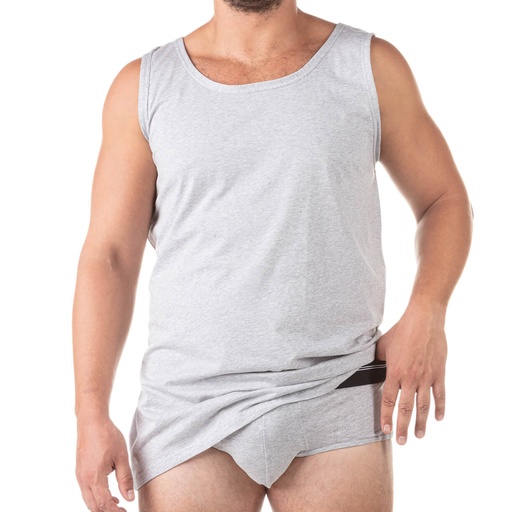 Singlet grandes tailles en coton pur