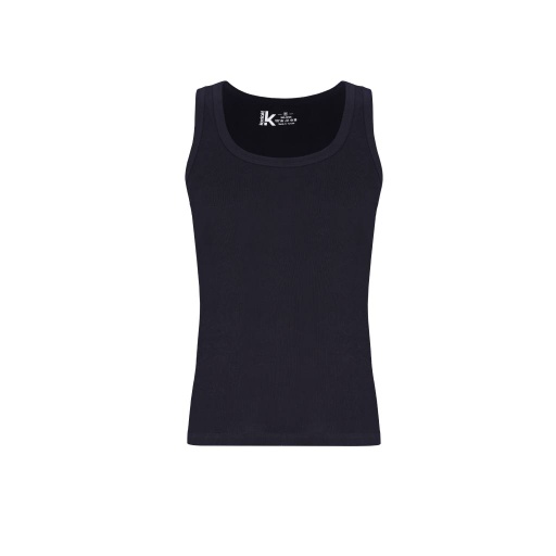 [05-010-19-020-K219-3XL] Singlet grandes tailles en coton pur (Bleu   Marine, 3XL)