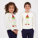 Sweat noel unisexe enfant CRAZY ELF