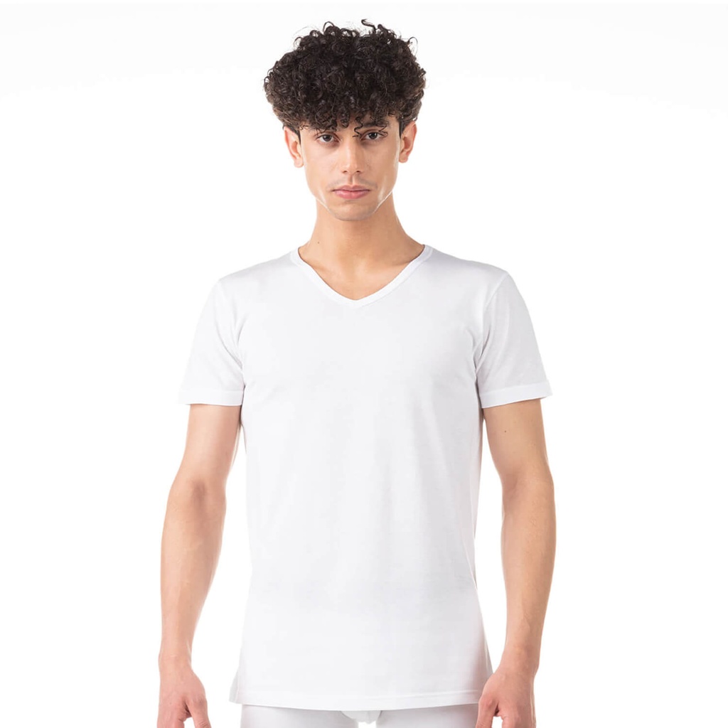 T-shirt col rond homme en coton bio