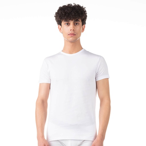 T-shirt col rond homme en coton bio