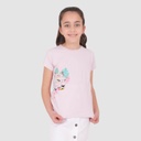 T-shirt fille manches courtes JAGUARD