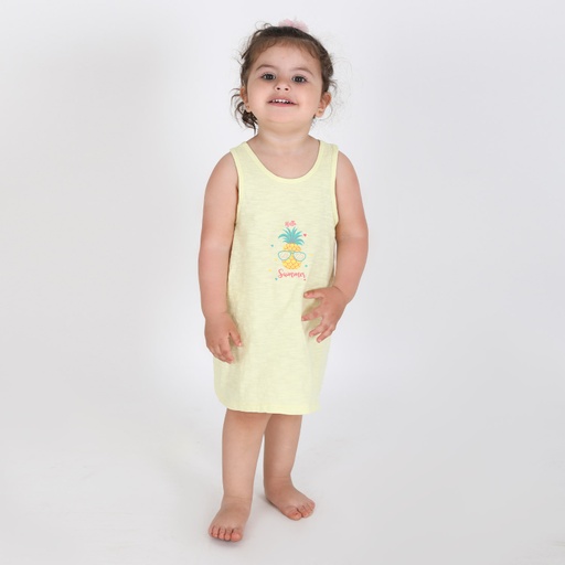 [05-010-17-040-K473-12M] Robe bébé de plage HELLO SUMMER (12M)