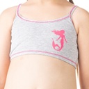 Brassière fille sirène en coton stretch