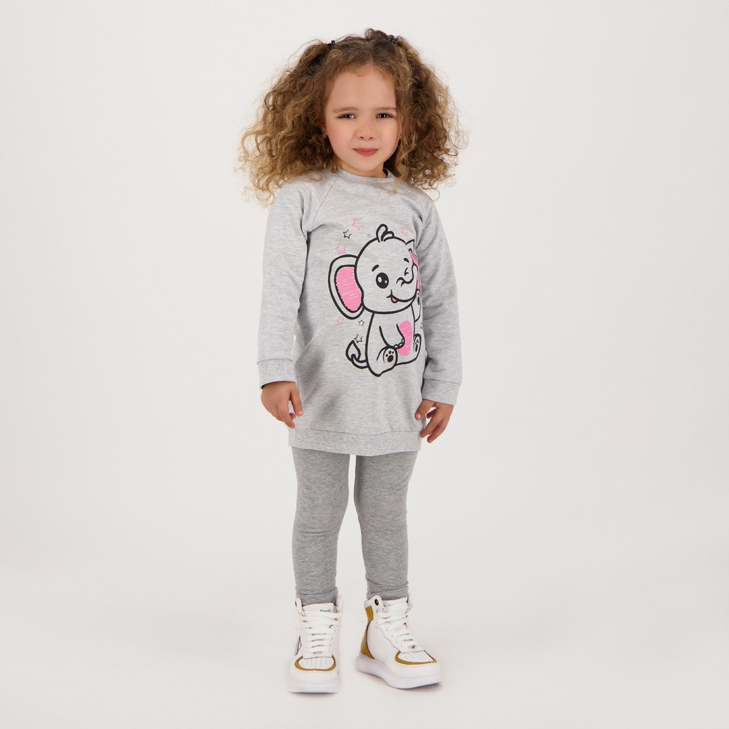 Robe sweat bébé ELEPHANT