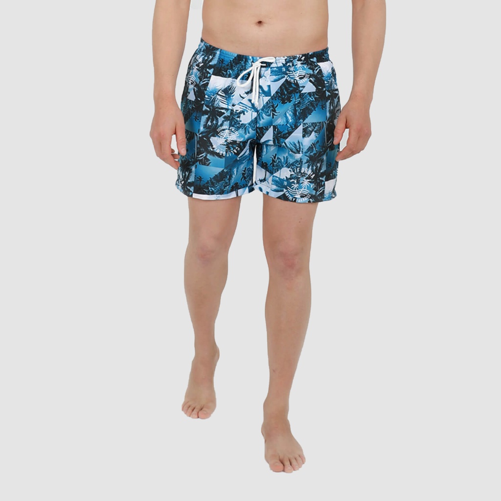 Short de bain homme court imprimé CALIFORNIA