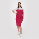 Jupe midi femme en molleton
