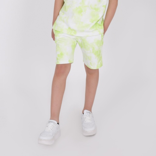 Short garçon en molleton Tie Dye