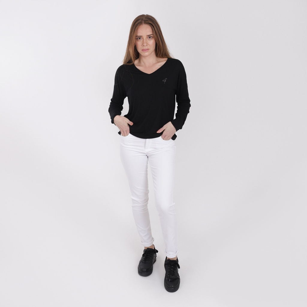 Pantalon slim femme taille haute