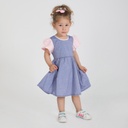 Robe bébé bi-couleur chaine et trame