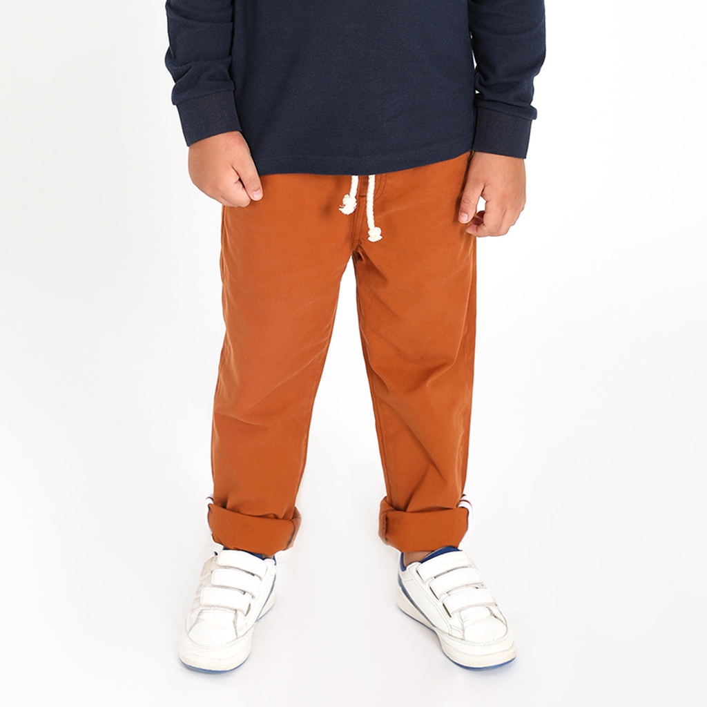 Pantalon chino garçon jogger fit