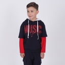 Hoodie garçon manches courtes MUSIC