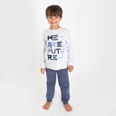 Pyjama garçon manches longues WE ARE THE FUTURE