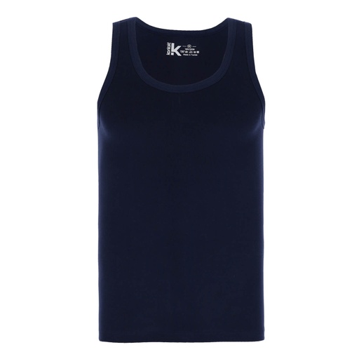 Singlet col bas homme en coton pur