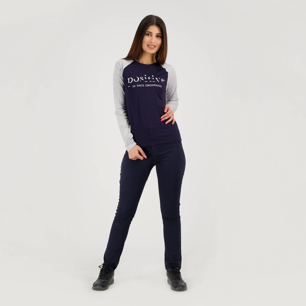 Pantalon slim femme taille haute