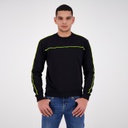 Sweat homme avec piping fluo