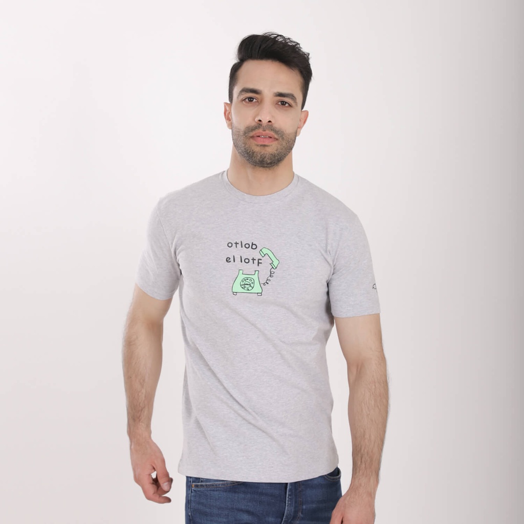 T-shirt slim homme manches courtes OTLOB EL LOTF