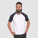 T-shirt homme manches raglan avec pipping