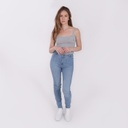 Bretelle crop femme avec broderie