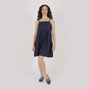 Robe bretelle femme en jeans - THARA