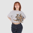 T-shirt crop femme GRAFFITI