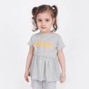 T-shirt bébé manches courtes avec volant إنتي شمسي