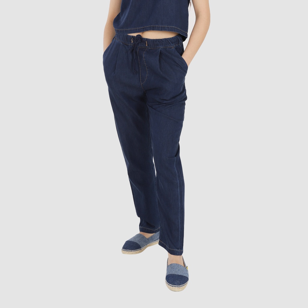 Pantalon fluide femme en jeans - TAHIRA