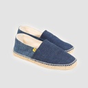 Espadrilles homme bi-couleur en jeans