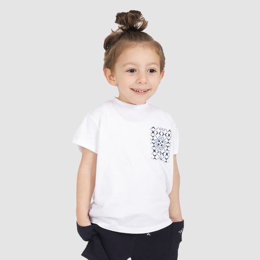 T-shirt oversized bébé manches courtes MAJOLIQUE