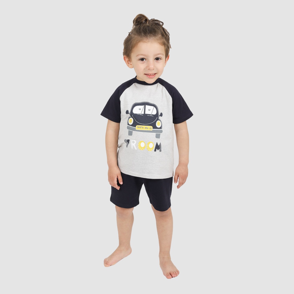 Ensemble bébé manches raglan VROOM