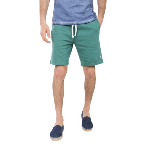 [05-010-18-057-K054-L] Short slim homme en molleton (Vert, L)