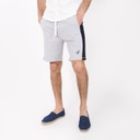 Short homme en molleton avec bandes contrastées