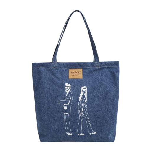 Tote bag en jeans DALI &amp; KINDA