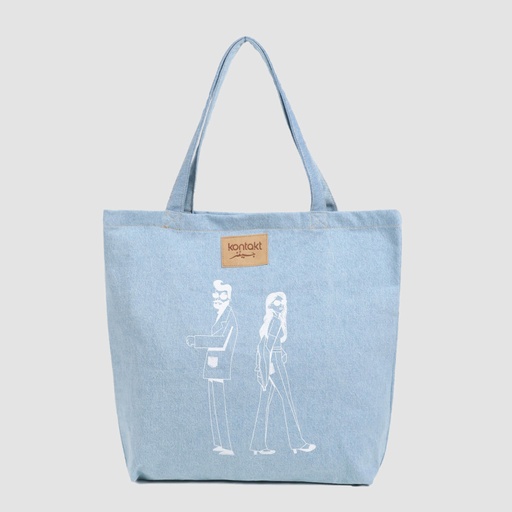 Tote bag en jeans DALI &amp; KINDA