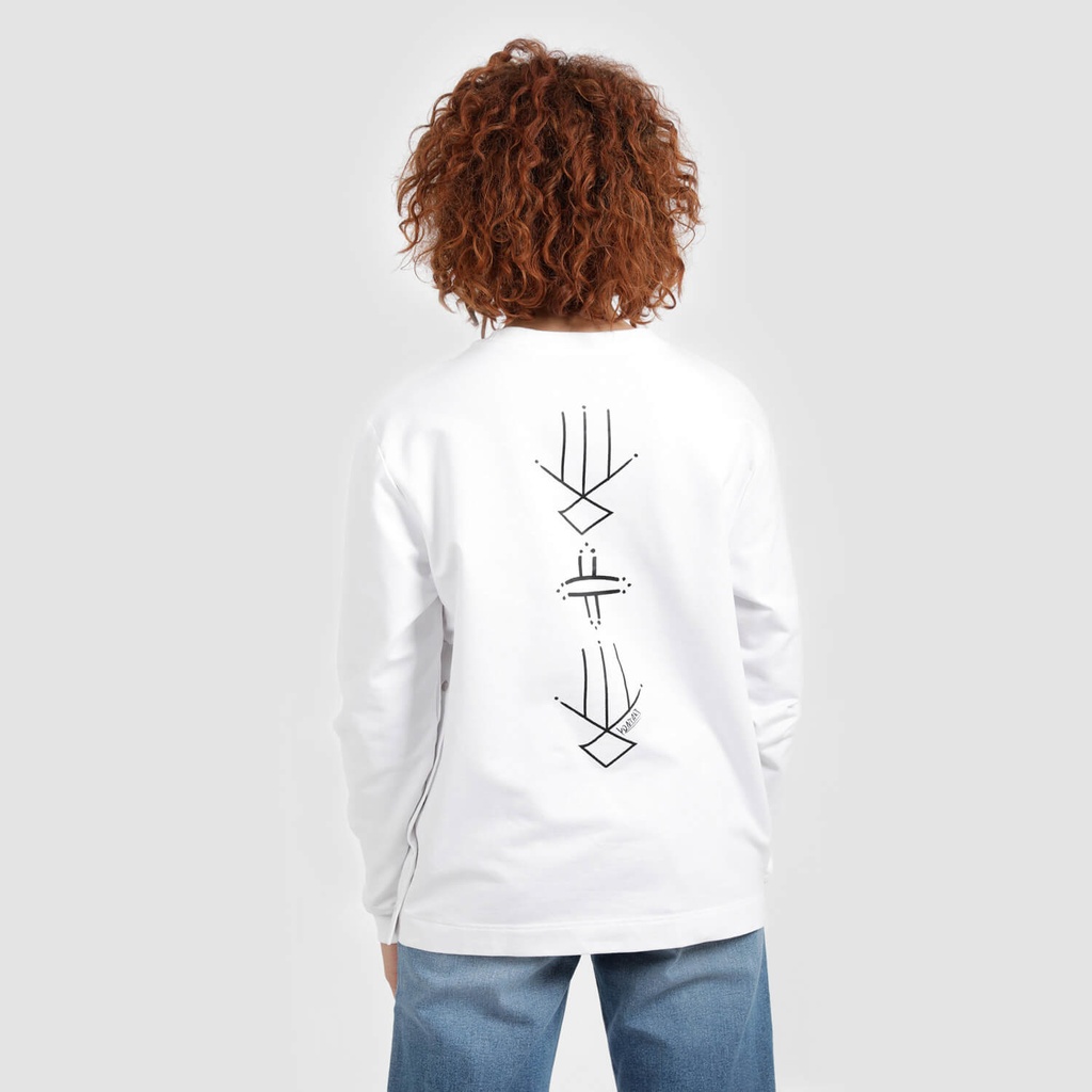 Sweat femme avec boutons pression SOLEIL