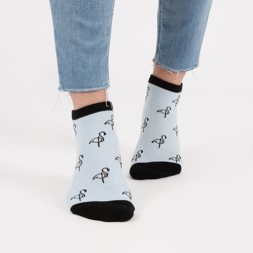 [05-010-110-012-K870-36-39] Chaussette unisexe adulte FLAMANT (Bleu &amp; Noir, 36-39)