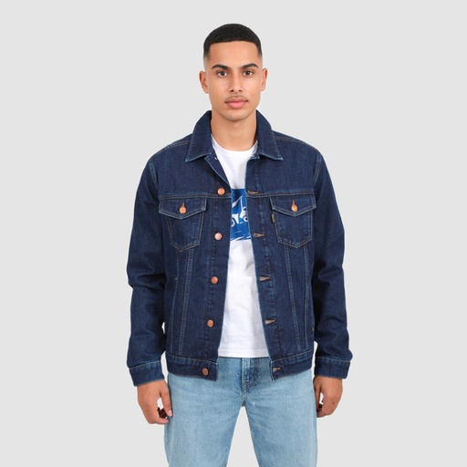 [01-010-10-053-K490-L] Regular jacket homme avec doublure matelassé en jeans - KENZI 2.0 (L)
