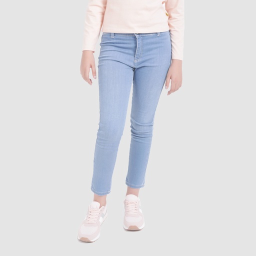 Jegging fille en jeans