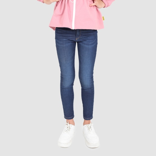 [01-010-01-433-K419-10-12ANS] Skinny jeans fille (10-12A)