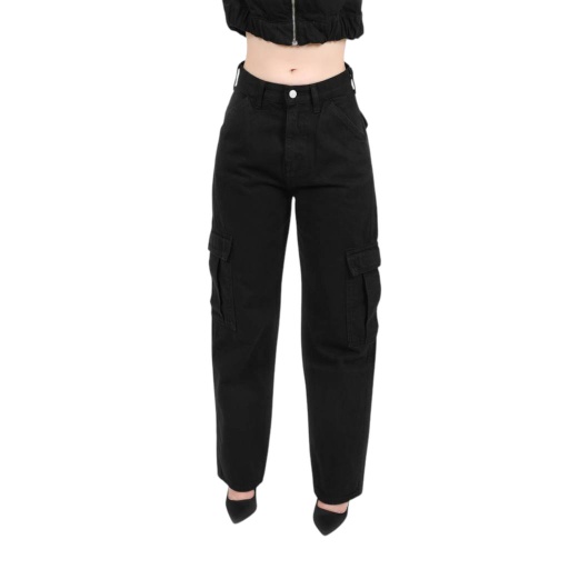 Pantalon cargo femme-KAMILA
