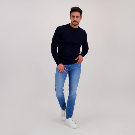 Pull homme en maille fine