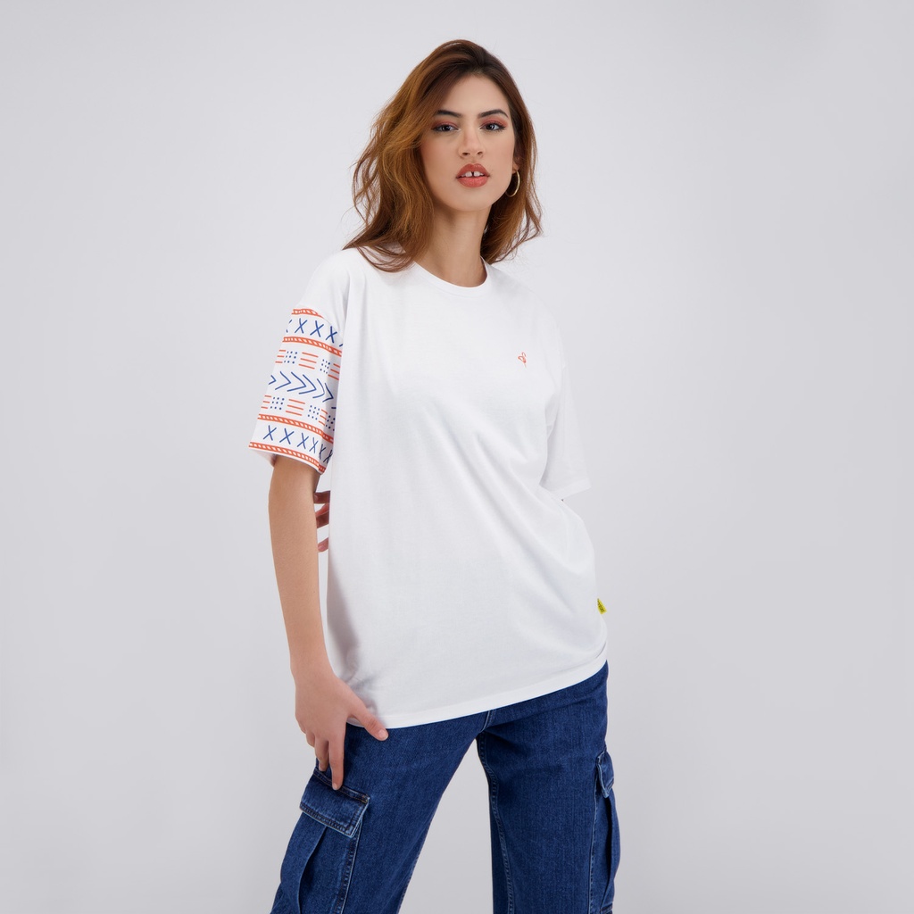 T-shirt oversized femme manches courtes MARGOUM SYMBOLS