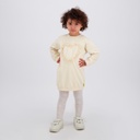 Robe sweat bébé fille CŒUR