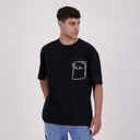 T-shirt oversized homme manches courtes CROQUIS POCHE