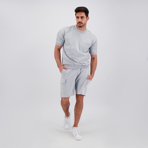 Short cargo homme en molleton