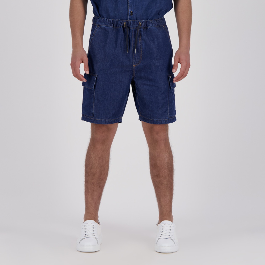 Short cargo homme en jeans -YAZID